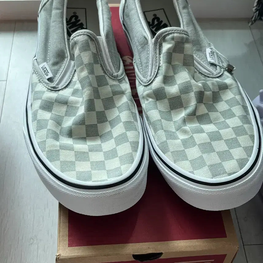 [BUNJANG] Vans Slip-On Grey New Arrival / 빈티지 워싱 반스 슬립온 그레이 새상품