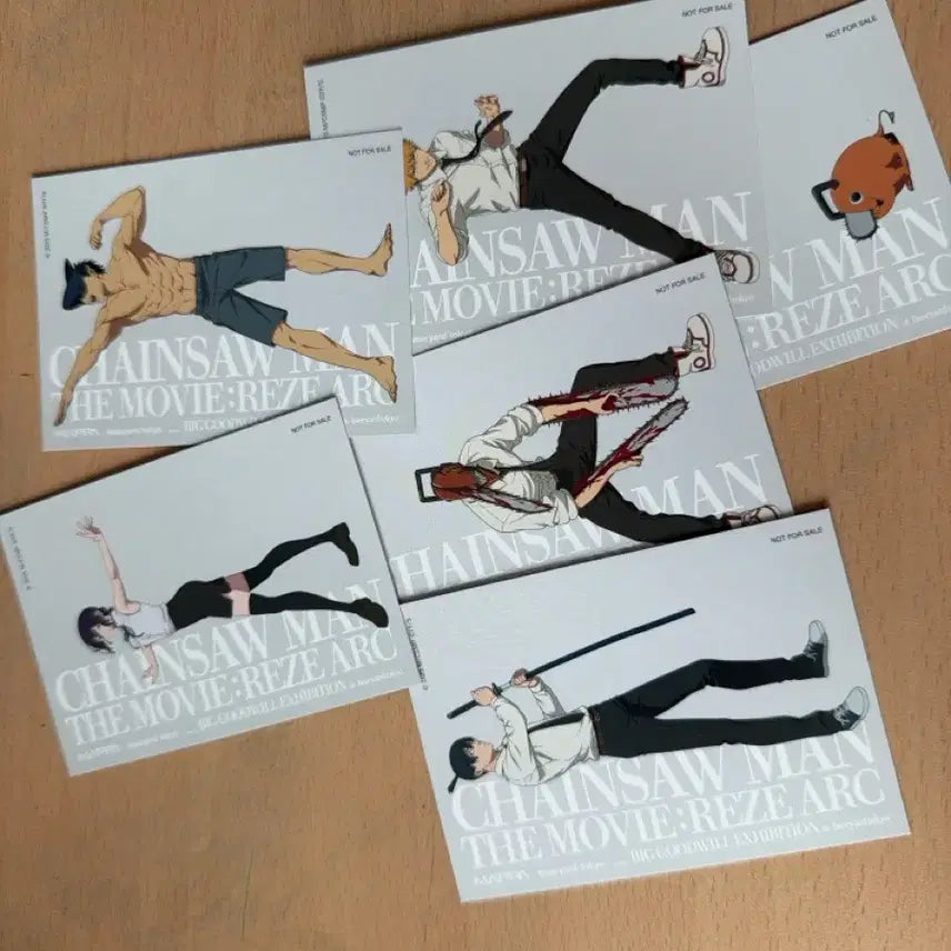 [BUNJANG] Chainsaw Man: The Movie Baseyard - Denge, Aki, Beam, Pochita, Reze Photocard Set / 급처)체인소맨 레제편 극장판 베이스야드 덴지 아키 빔 포치타 레제 포카