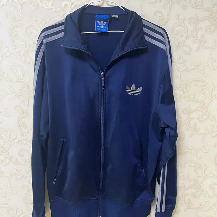 [BUNJANG] Adidas Firebird Track Top Jersey / 아디다스 트랙탑 파이어버드 다크네이비 회색줄 져지