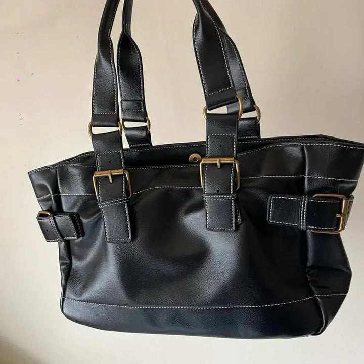 [BUNJANG] Vivienne Westwood Vintage Orb Logo Embossed Tote Bag / 비비안웨스트우드 빈티지 토트백
