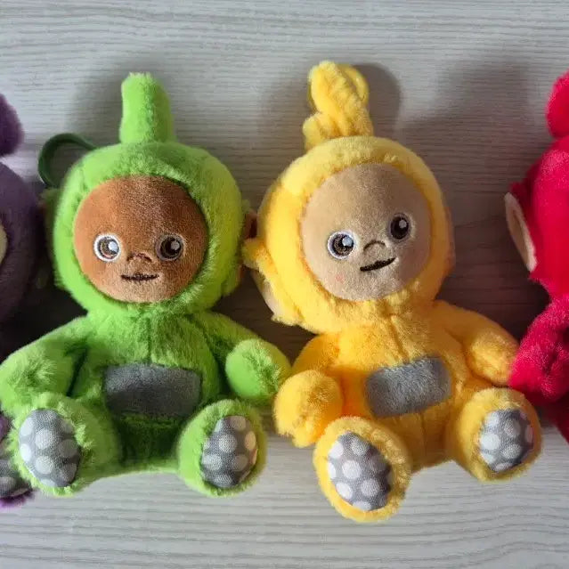 [BUNJANG] Tinky Winky, Dipsy, Laa-Laa, Po Doll Keychain Set (4 Types) / 텔레토비 인형 4종 세트
