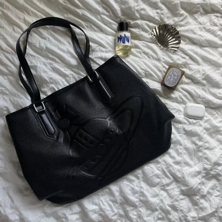 [BUNJANG] Vivienne Westwood Hamilton Tote Bag - Black / 비비안웨스트우드 해밀턴 토트백