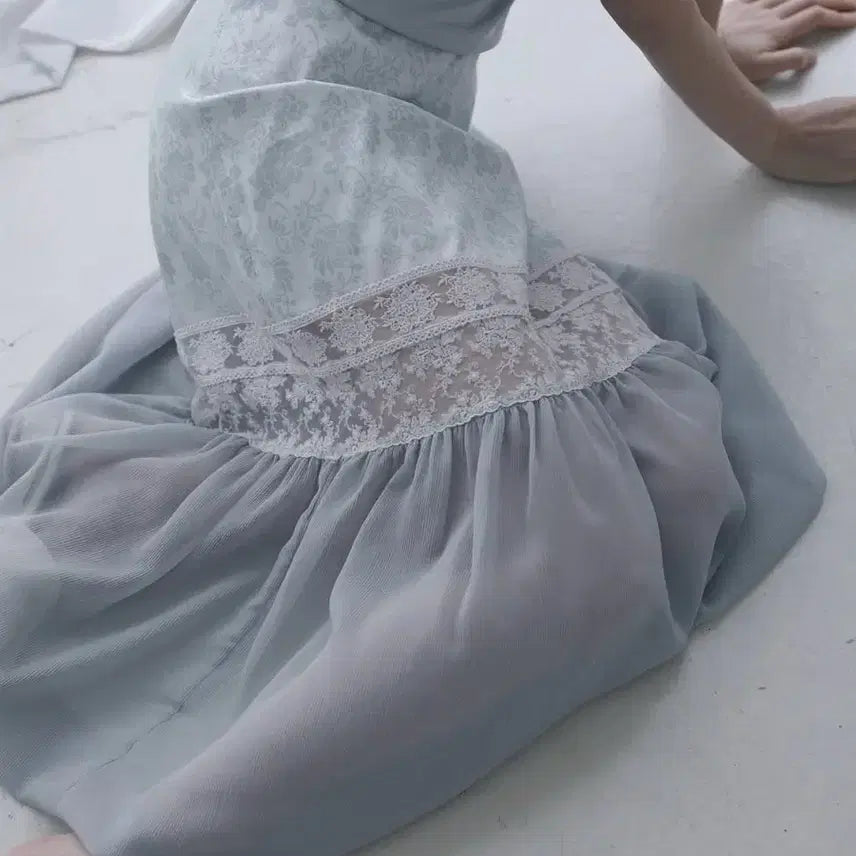 [BUNJANG] Maeyang Lace Detail Long Skirt / [미사용 새상품] 한땀한땀 매향 스커트