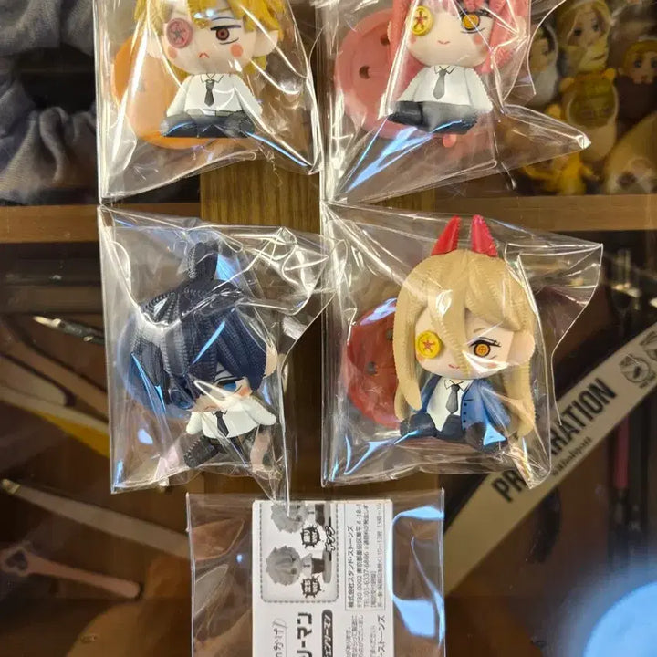 [BUNJANG] Chainsaw Man Nuikake Figure Bundle Set (4 Figures) / 체인소맨 누이카케피규어(일괄)