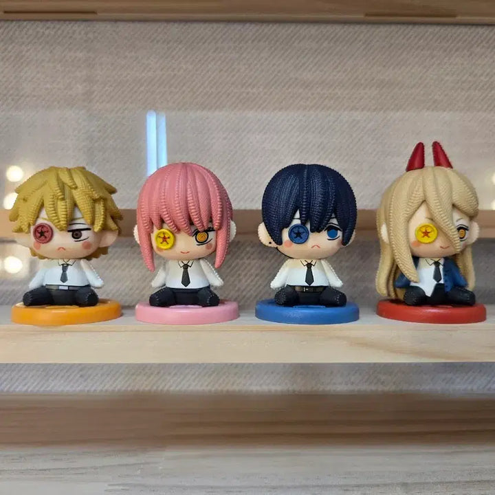 [BUNJANG] Chainsaw Man Nuikake Figure Bundle Set (4 Figures) / 체인소맨 누이카케피규어(일괄)