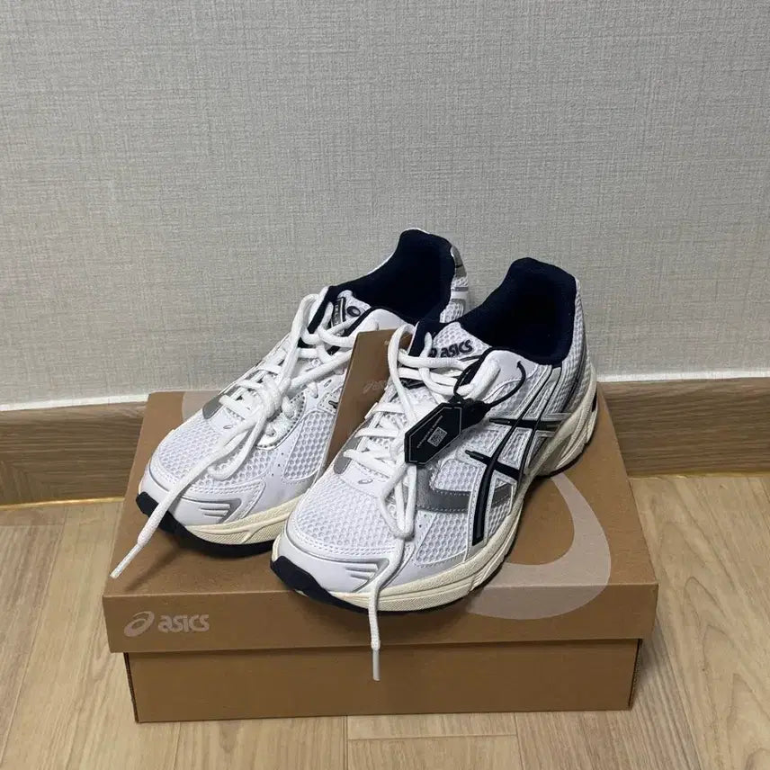 [BUNJANG] ASICS Gel-1130 White Midnight Sneakers (240) / (새상품) 아식스 젤1130 화이트미드나잇 240