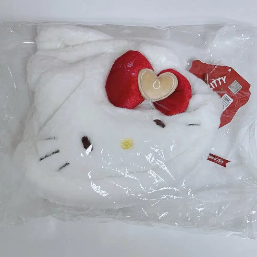 [BUNJANG] Sanrio Hello Kitty Face Handbag Limited Edition / [미사용 새상품] 산리오 크리스마스 팝업 헬로키티 얼굴 핸드백