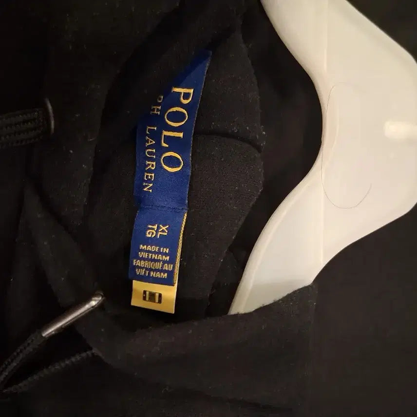 [BUNJANG] Polo Ralph Lauren Black Hoodie / 폴로 랄프로렌 블랙 후드티
