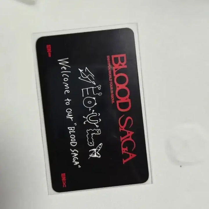 [SOLD OUT] 엔하이픈 제이 블러드사가 엔진존 포카