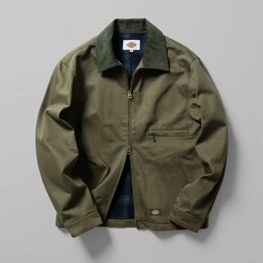 [BUNJANG] Dickies Twill Work Jacket Olive / (L) 디키즈 트윌 워크 자켓 Olive