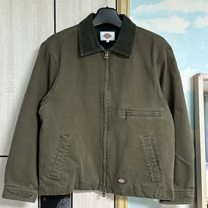 [BUNJANG] Dickies Twill Work Jacket Olive / (L) 디키즈 트윌 워크 자켓 Olive