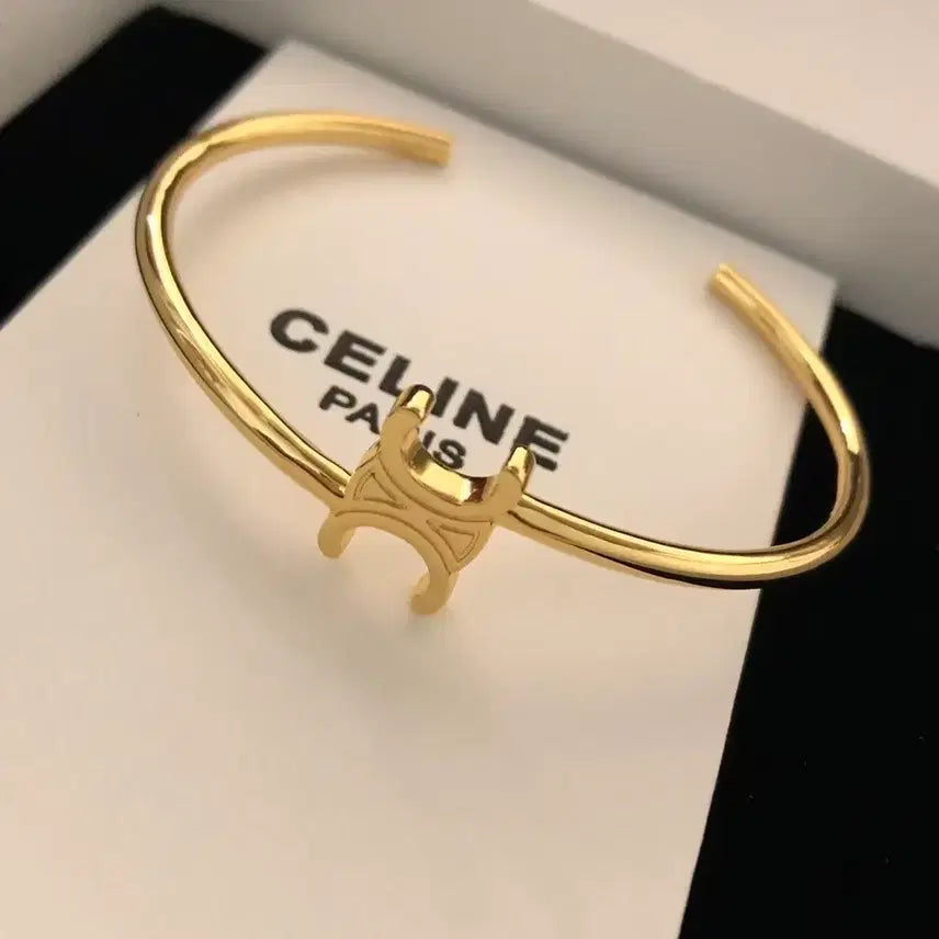 [BUNJANG] Celine Triomphe Gold Bracelet / 셀린느  팔찌