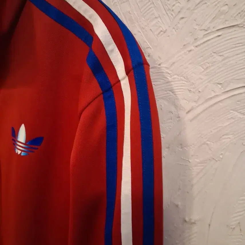 [BUNJANG] Adidas 3-Stripes Track Top Jacket Red / 아디다스 삼선 트랙탑 자켓 레드
