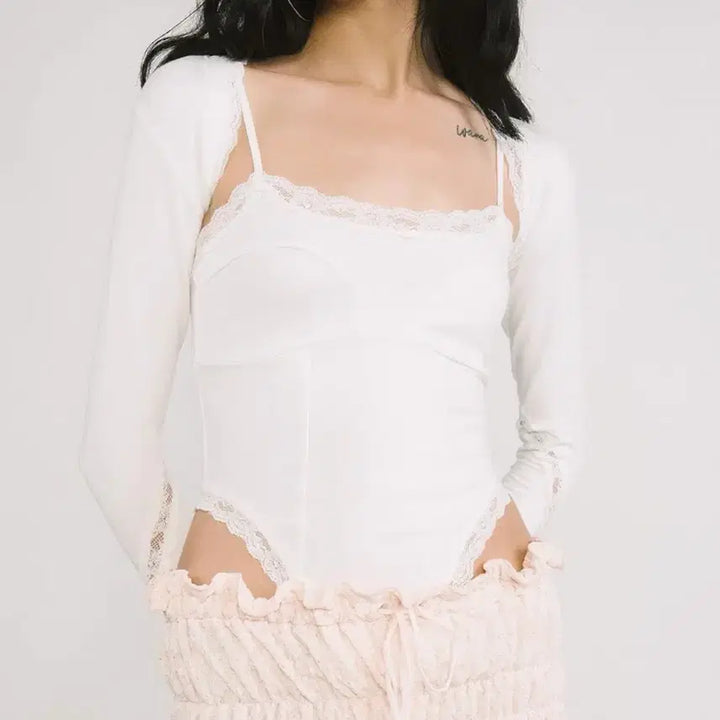 [BUNJANG] Three Times Evelyn Lace Set / 쓰리타임즈 evelyn lace set 에블린 레이스 세트