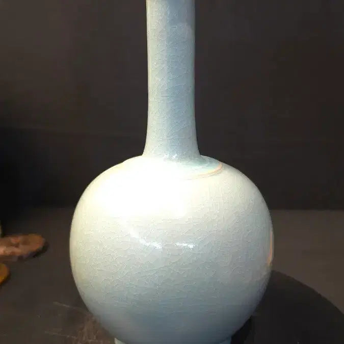 [BUNJANG] Goryeo Celadon Inlaid Vase with Kyungbyeong Shape / 260506-3 여요 은상감 장경병