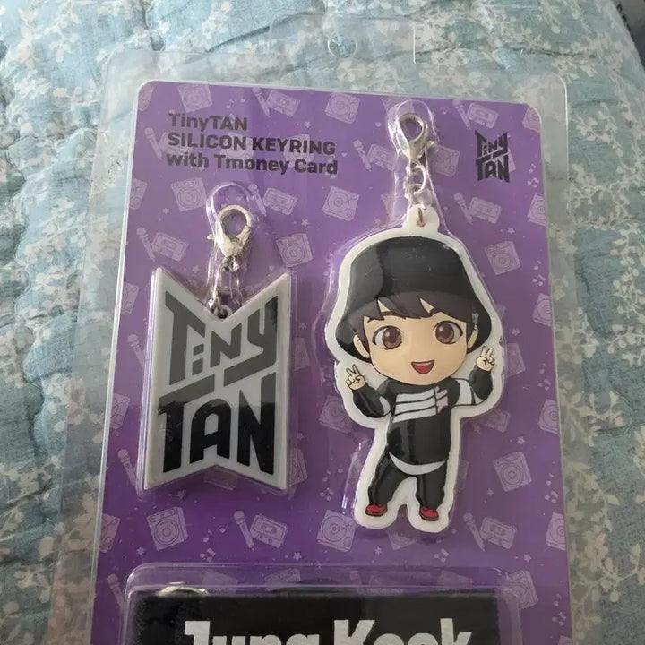 [BUNJANG] TinyTAN Jungkook Silicone Keyring T-Money Card Set / TinyTAN 정국 실리콘 키링 티머니카드 세트