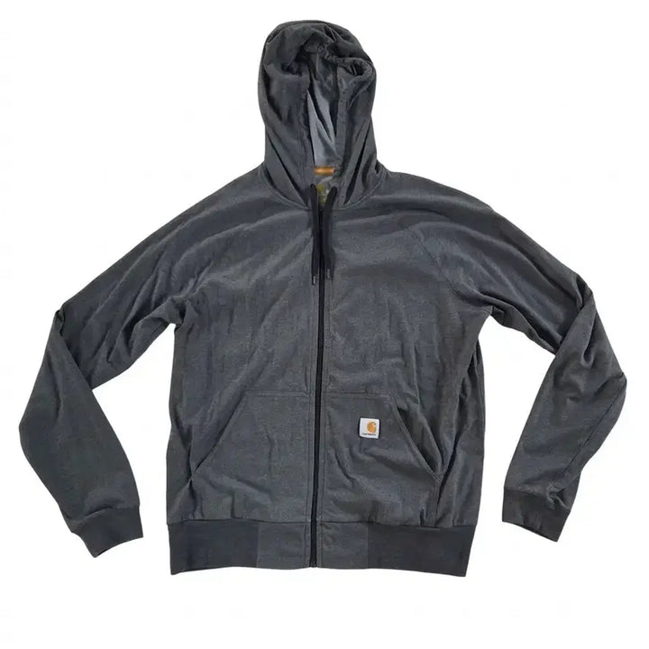 [BUNJANG] Carhartt Force Gray Zip-Up Hoodie / 칼하트 포스그레이 후드 집업
