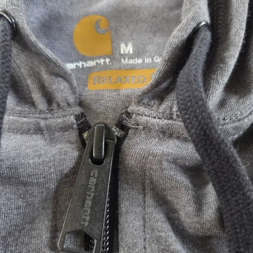 [BUNJANG] Carhartt Force Gray Zip-Up Hoodie / 칼하트 포스그레이 후드 집업