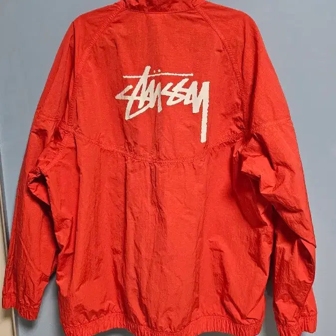 [BUNJANG] Nike Stussy Windrunner Jacket Habanero Red L / 나이키 스투시 윈드러너 자켓 하바네로 레드 L 사이즈