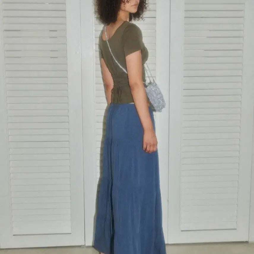 [BUNJANG] Many Many Mode Ruffle Long Skirt / 매니매니모드 캉캉 스커트