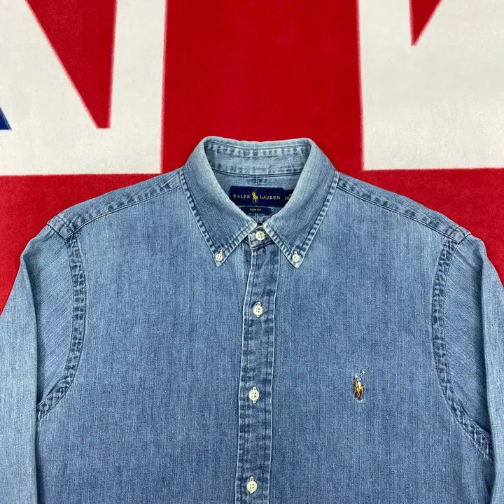 [BUNJANG] Polo Ralph Lauren Denim Shirt Size M / 폴로 데님셔츠 M