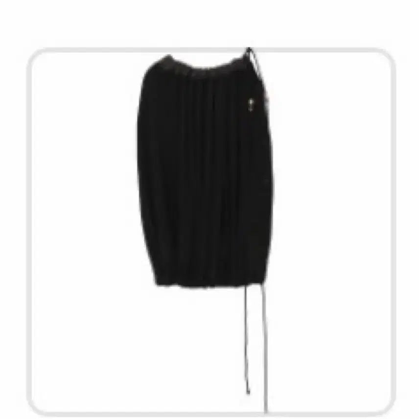 [BUNJANG] Tiles Dumpling Mini Dress Black / 타일즈 tiles Dumpling mini dress black