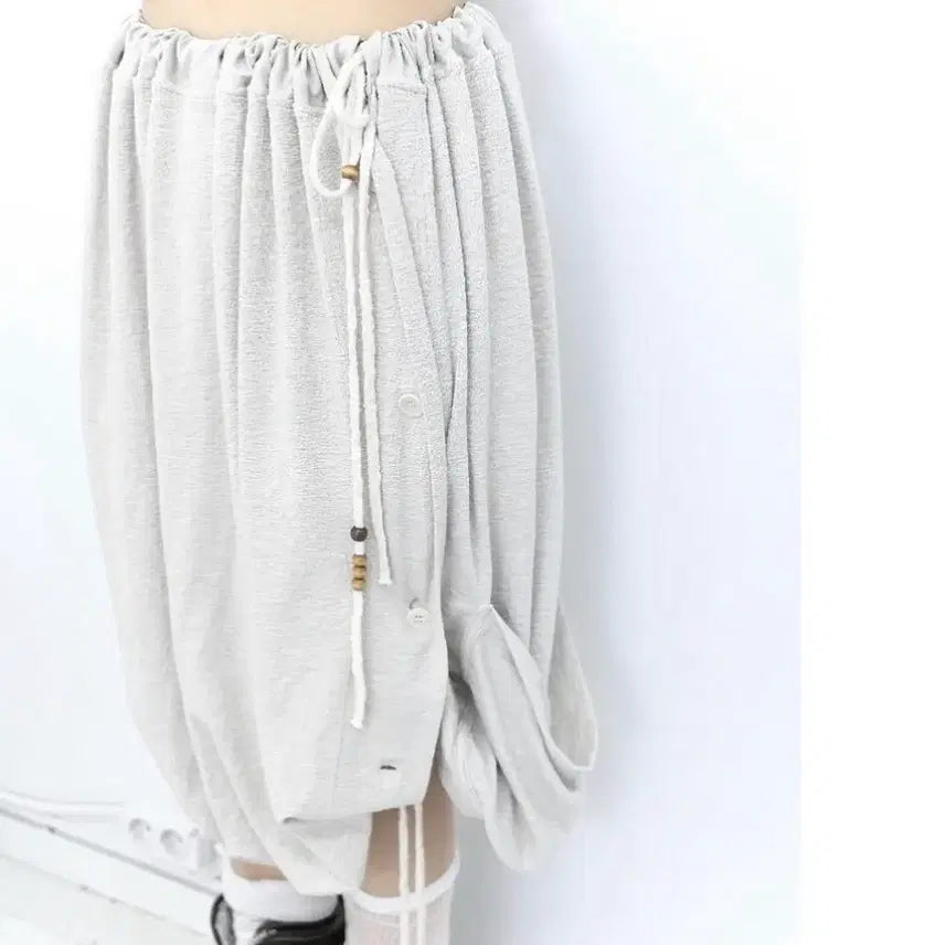 [BUNJANG] Tiles Dumpling Mini Dress Black / 타일즈 tiles Dumpling mini dress black