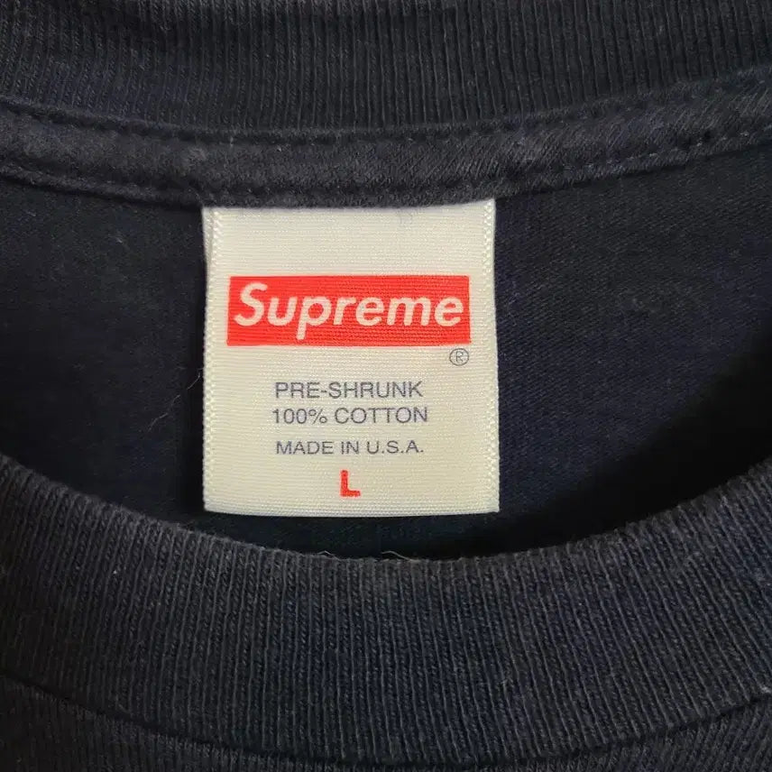 [BUNJANG] Supreme Box Logo T-Shirt Navy Camo / 슈프림 박스로고 반팔티