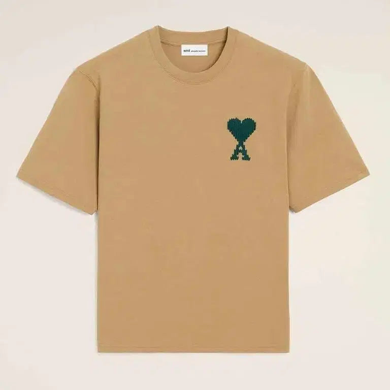 [BUNJANG] AMI Big Heart Logo T-Shirt / 아미 빅 하트로고 반팔티