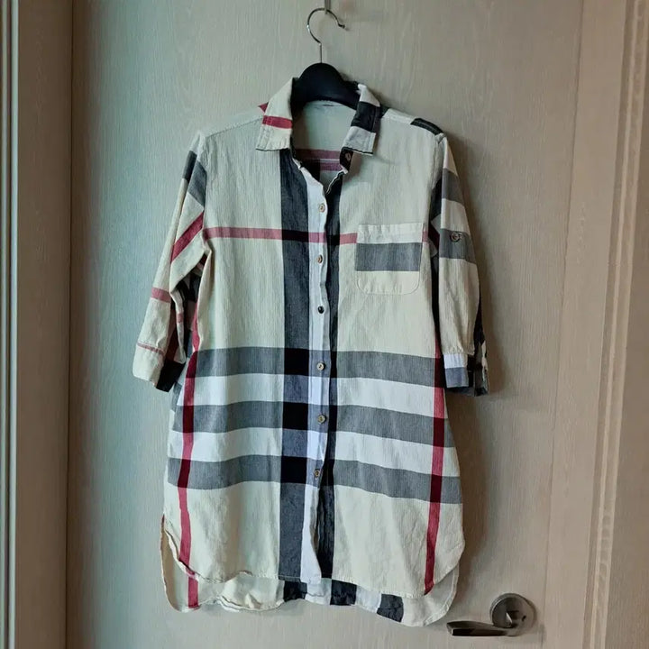 [BUNJANG] Buluoge Check 7-Sleeve Shirt / BULUOGE.  체크 셔츠 7부