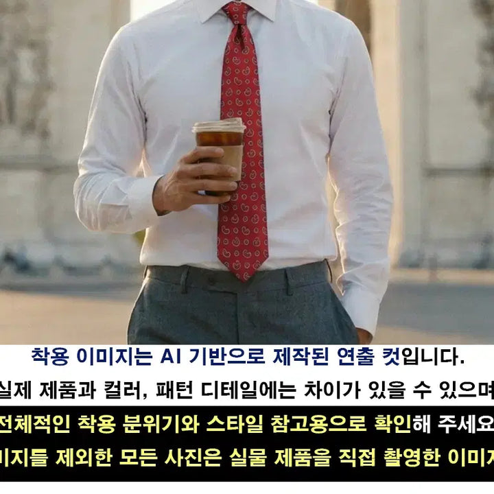 [BUNJANG] Ermenegildo Zegna Red Paisley Pattern Silk Necktie 9cm / 에르메네질도제냐 레드 페이즐리 패턴 넥타이 9cm S~A+등급 E1010