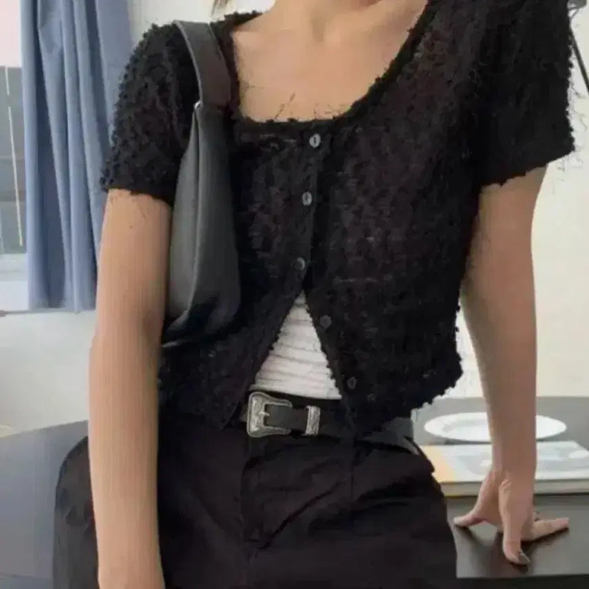 [BUNJANG] Short-Sleeve Cardigan / 반팔 가디건