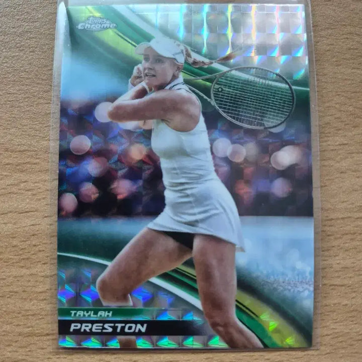 [BUNJANG] 2025 Topps Chrome Tennis Tayla Preston Geometric Refractor Card / 2025 탑스크롬 테니스 타일라 프레스턴 지오메트릭 리프렉터카드