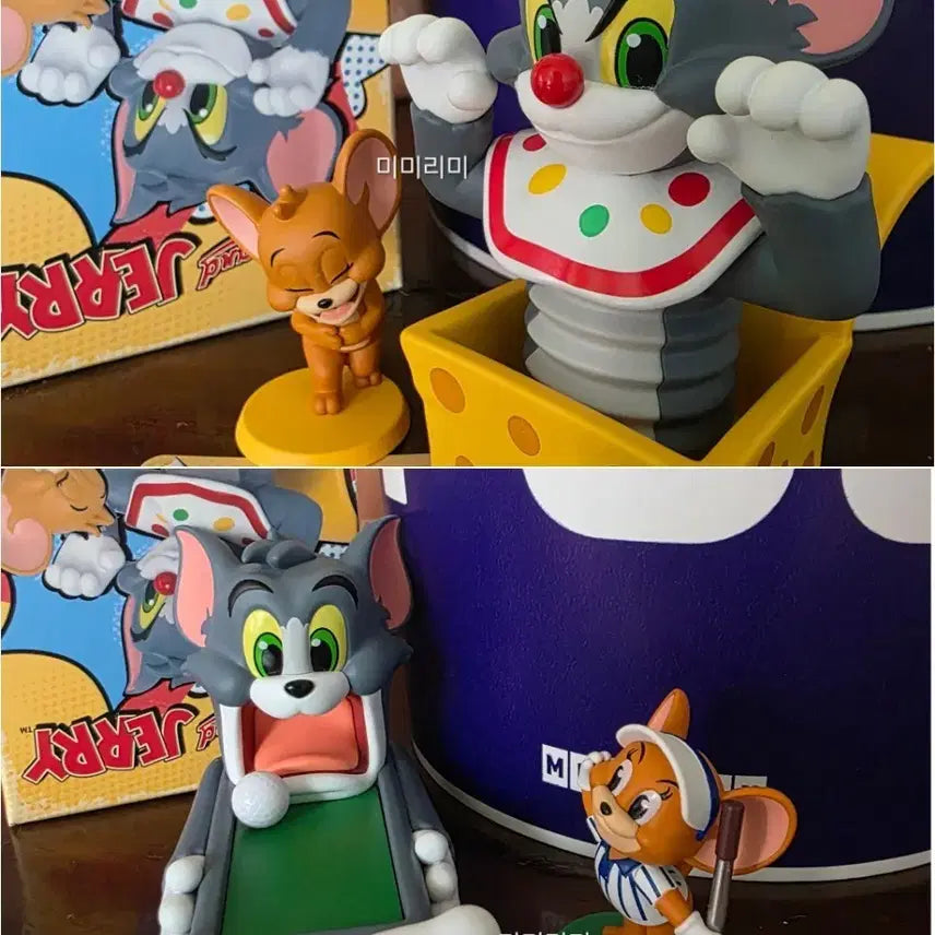 [BUNJANG] Pop Mart Tom and Jerry Amusement Park Series Figure Bundle Set (2 Types, New) / 팝마트 톰과 제리 피규어 2종 일괄 세트(새상품)