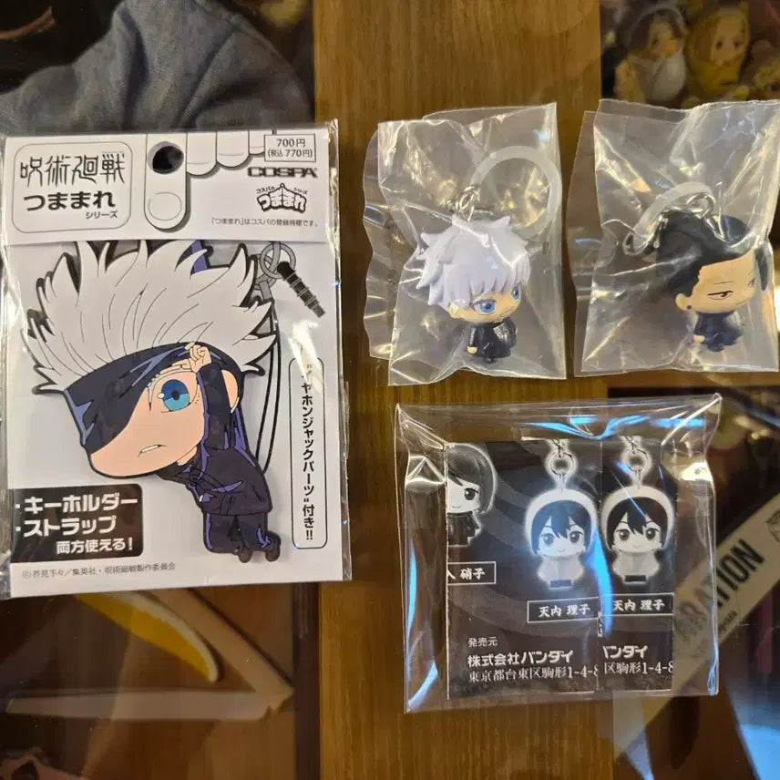 [BUNJANG] Jujutsu Kaisen Mejirushi &amp; Tsumamare Gojo &amp; Geto Bundle Set / 주술회전 메지루시+츠마마레 고죠게토(일괄)