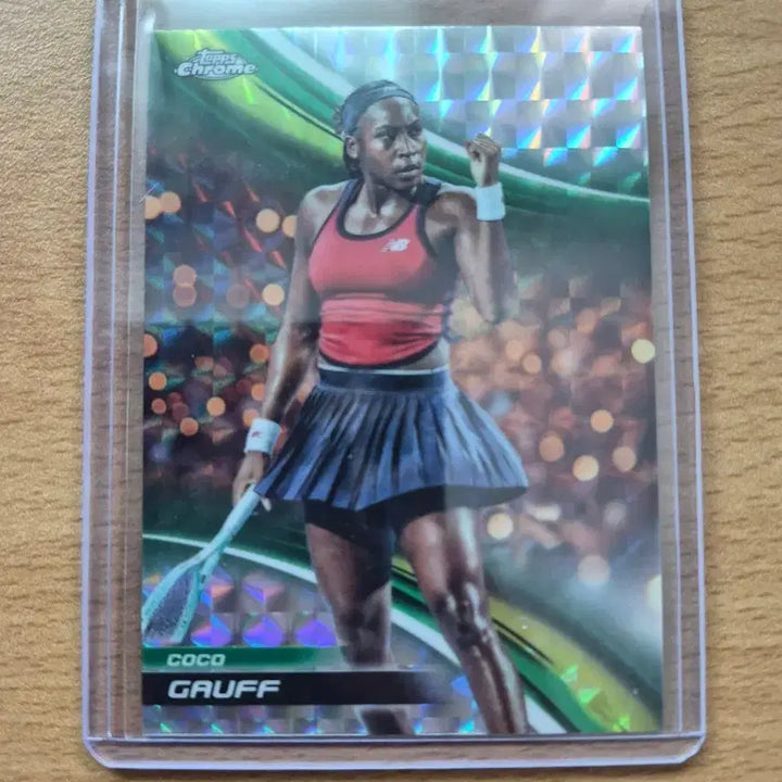 [BUNJANG] Coco Gauff Geometric Reflector Card / 2025 탑스크롬 테니스 코코 가우프 지오메트릭 리프렉터카드
