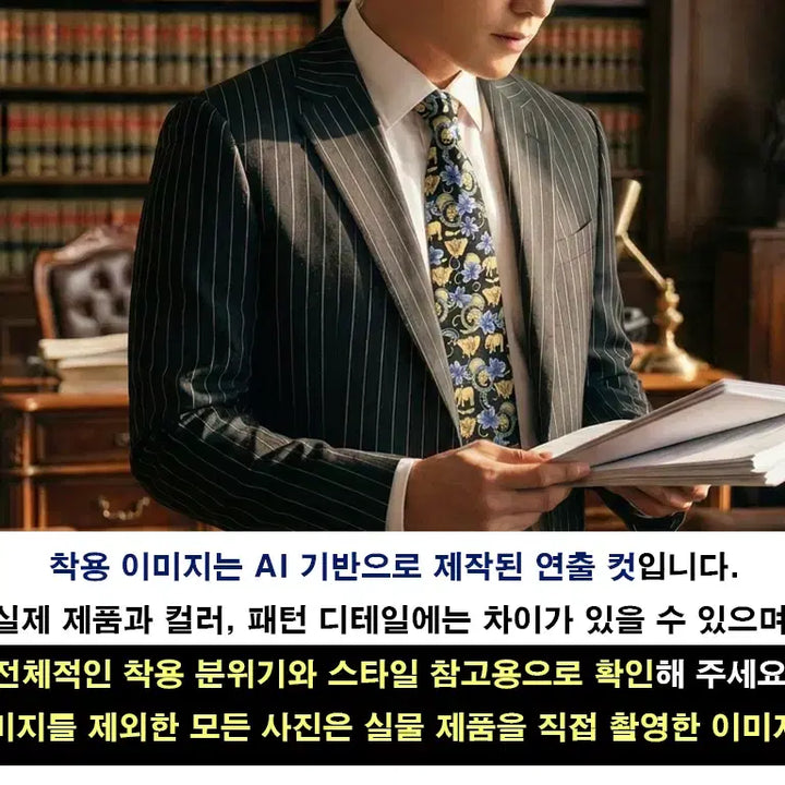 [BUNJANG] LEONARD Silk Elephant &amp; Floral Pattern Necktie / 레오나드 코끼리 플라워 패턴 넥타이 9.4cm S~A+등급 K2622