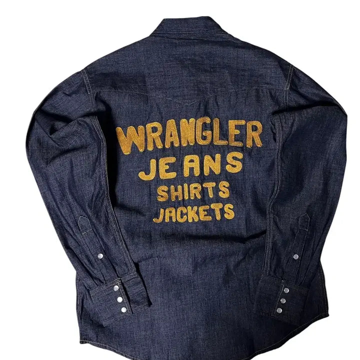 [BUNJANG] Wrangler Denim Western Shirt / (새상품) 랭글러 데님 셔츠 웨스턴 남방 S