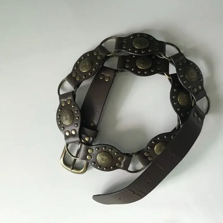 [BUNJANG] Vintage Leather Belt / 빈티지 레더벨트