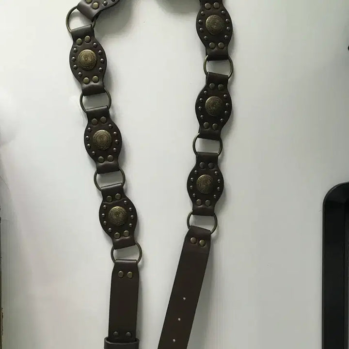 [BUNJANG] Vintage Leather Belt / 빈티지 레더벨트