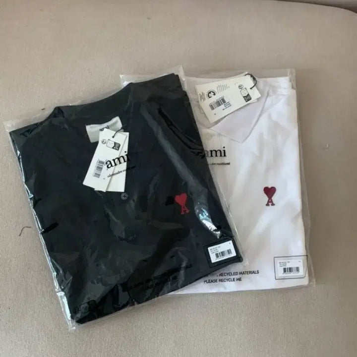 [BUNJANG] AMI Short Sleeve Polo Shirt (Unsealed) / 아미 반팔 카라티 미개봉 새상품