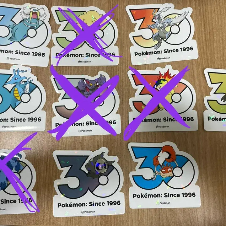 [BUNJANG] Pokemon 30th Anniversary Stickers / 포켓몬 30주년 스티커 교환/판매