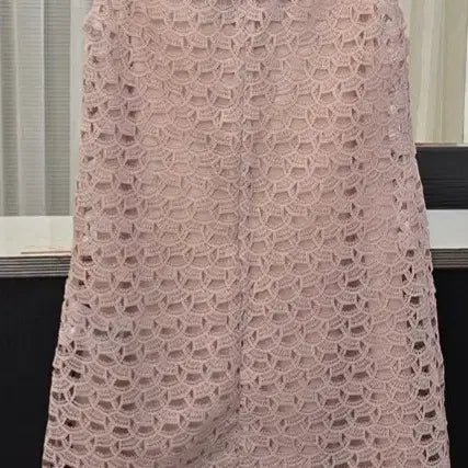 [BUNJANG] Sandro Lace Sheer Dress - Pink, Size 38 / 산드로 원피스 새상품 sandro 새제품 새것 레이스원피스 시스루원피스