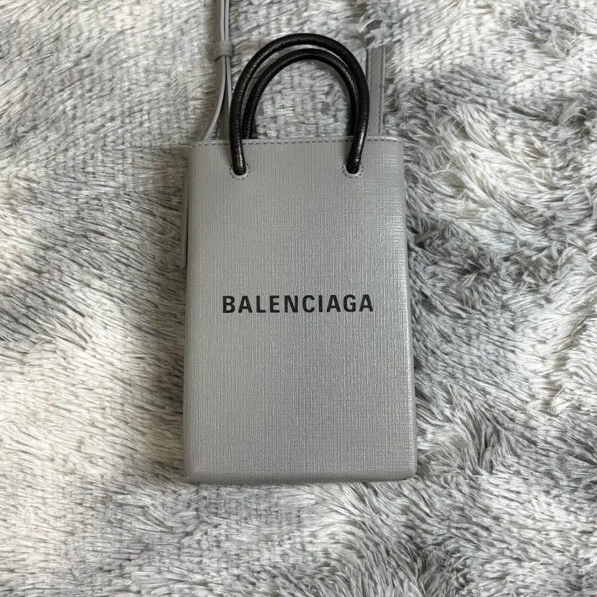 [BUNJANG] Balenciaga Phone Holder Bag Mini Grey OS / [OS,감정서보유] 발렌시아가 폰홀더백 미니 그레이