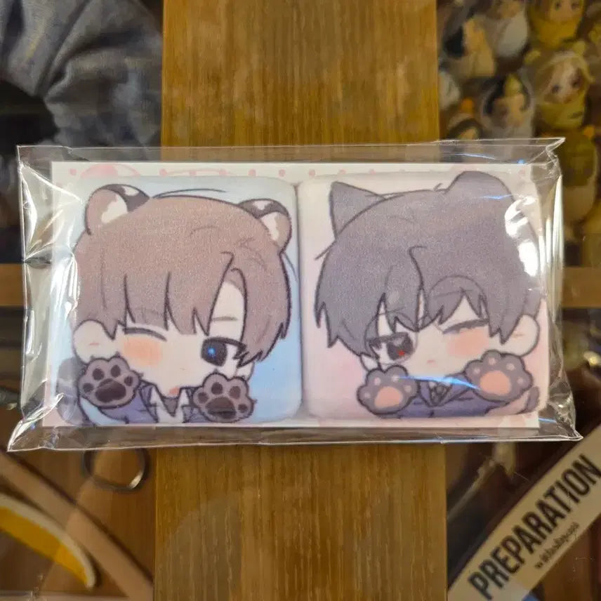 [BUNJANG] Gyaedam Duty Choi Yo Won + Kim Sol Eum "Mollang" Badge Set / 괴담출근 최요원+김솔음 말랑 뱃지 세트
