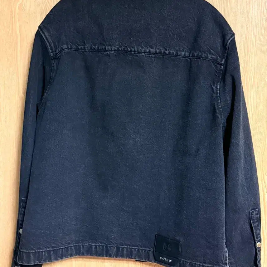 [BUNJANG] Solid Homme 22SS Black Denim Shirt Jacket / 46) 솔리드옴므 데님 자켓 최종가