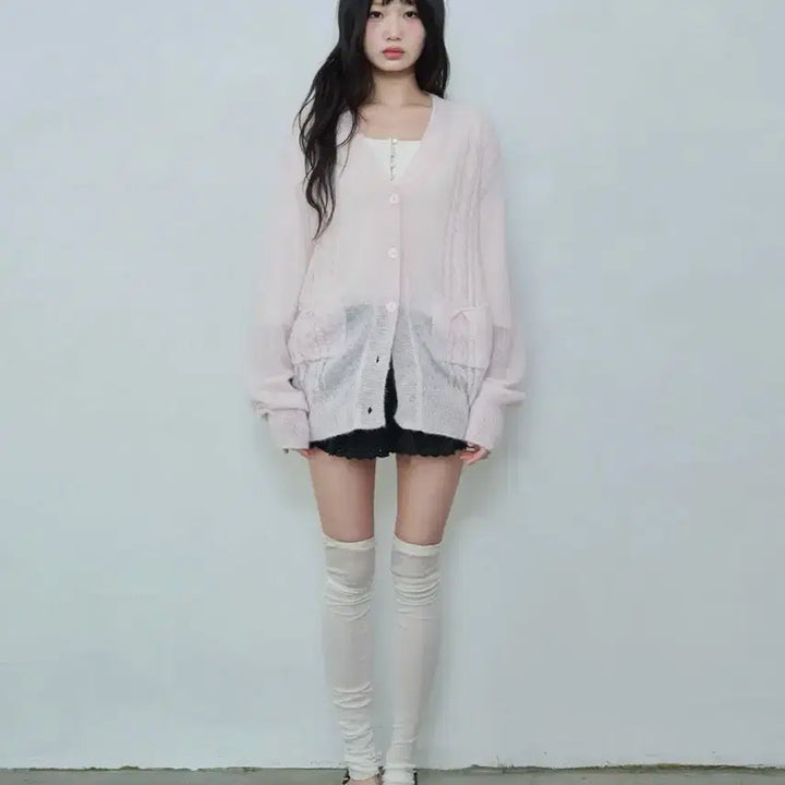 [BUNJANG] RAIZMIA Eri Soft Cardigan [Baby Pink] / 레이즈미야 에리 소프트 가디건 [BABY PINK]