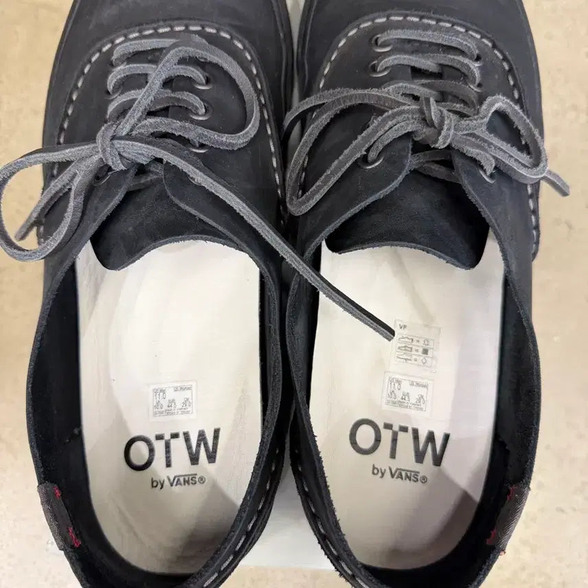 [BUNJANG] Vans OTW Era Mock Stitch Vibram Leather Black Shoes / 반스 otw 에라 모크 스티치 비브람 레더 블랙 290