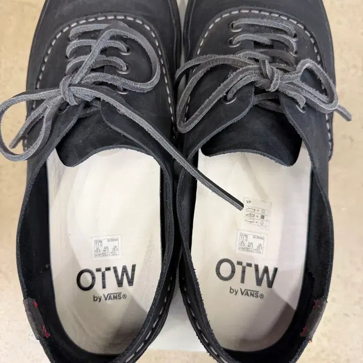 [BUNJANG] Vans OTW Era Mock Stitch Vibram Leather Black Shoes / 반스 otw 에라 모크 스티치 비브람 레더 블랙 290