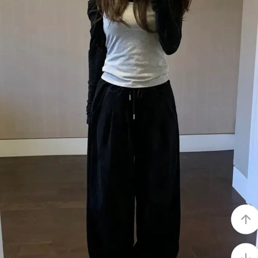 [BUNJANG] Pintuck Wide Fit Balloon Pants (Unisex) / 핀턱와이드팬츠 벌룬핏 바지 남녀공용
